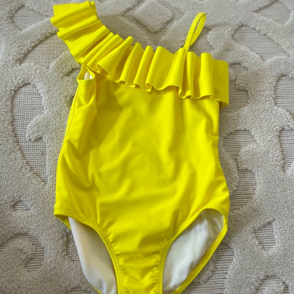 Super Adorable Girls Yellow Swimsuit!